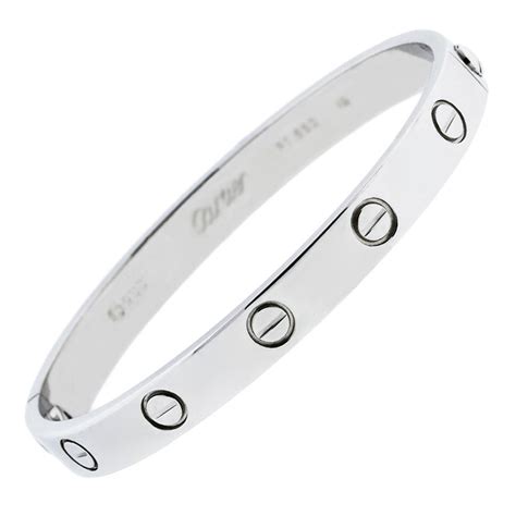 cartier platinum love bracelet